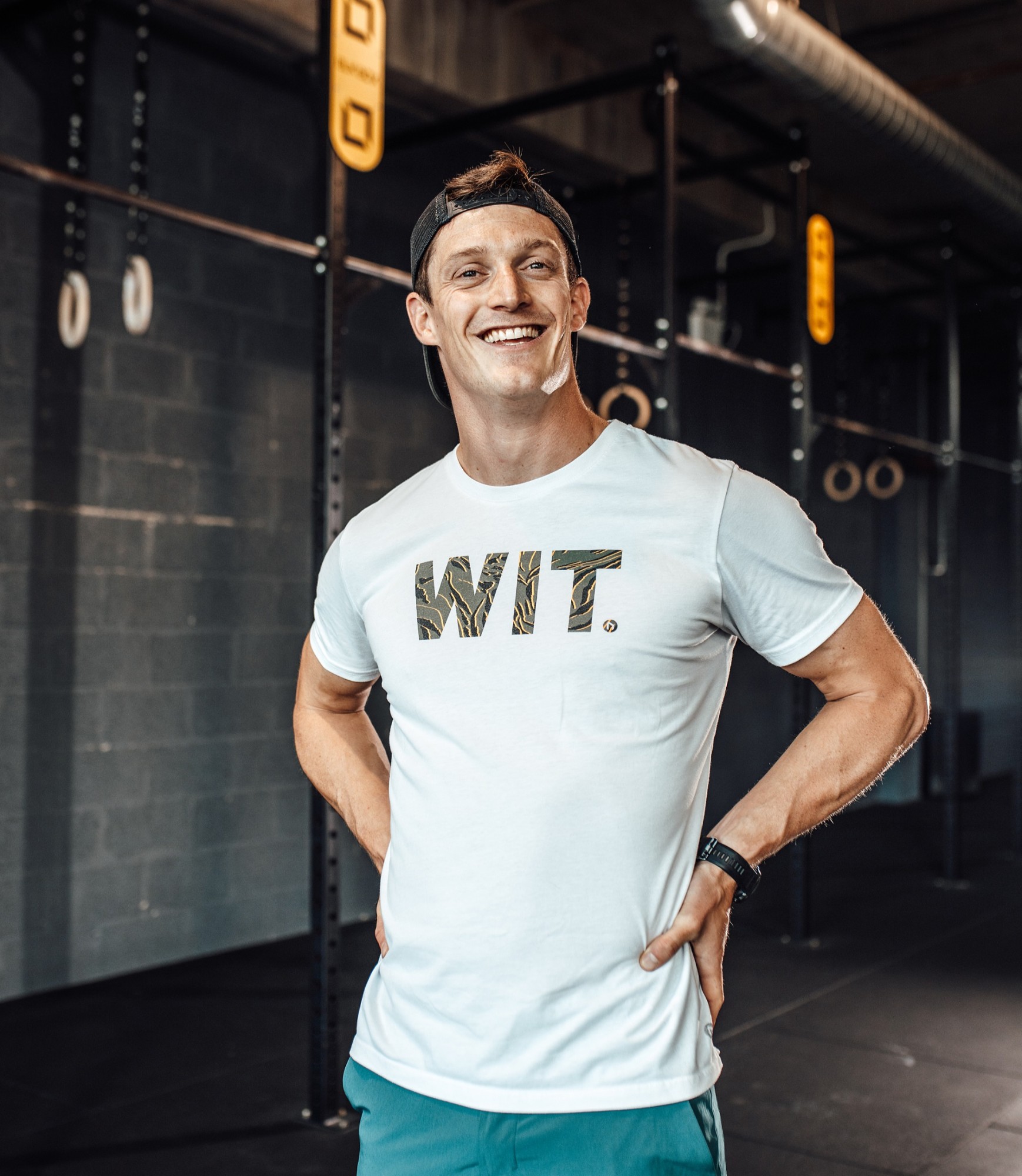 Tom Foxley in the gym